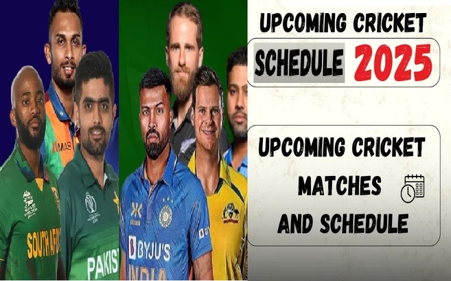 Cricket Schedule – Upcoming T20, ODI & Test Matches